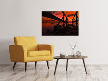 Load image into Gallery viewer, Canvas print Beautiful evening mood by the sea