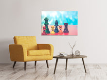Load image into Gallery viewer, Canvas print Colorful chess