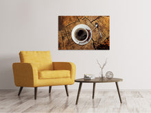 Load image into Gallery viewer, Canvas print The coffee is ready!