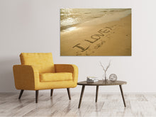 Load image into Gallery viewer, Canvas print Sign in the sand