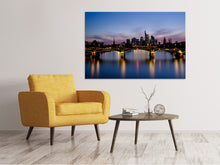Load image into Gallery viewer, Canvas print Skyline in a romantic mood