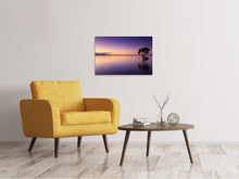 Load image into Gallery viewer, Canvas print Sunset on the tree in the water