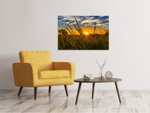 Load image into Gallery viewer, Canvas print The sunset on the field