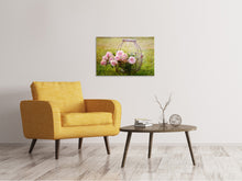 Load image into Gallery viewer, Canvas print A basket full of roses