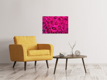 Load image into Gallery viewer, Canvas print Rose petals in pink