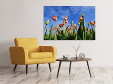 Load image into Gallery viewer, Canvas print Tulips tower to the sky