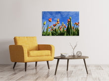 Load image into Gallery viewer, Canvas print Tulips tower to the sky