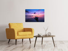 Load image into Gallery viewer, Canvas print Impressive sunset at the sea