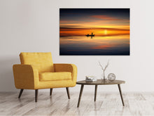 Load image into Gallery viewer, Canvas print Romantic sunset on the sea