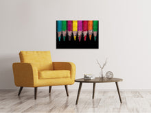 Load image into Gallery viewer, Canvas print Crayons in the water