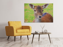 Load image into Gallery viewer, Canvas print Sweet deer