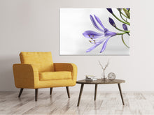 Load image into Gallery viewer, Canvas print Lily flower in purple