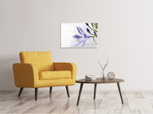 Load image into Gallery viewer, Canvas print Lily flower in purple