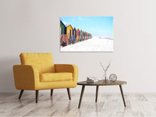 Load image into Gallery viewer, Canvas print Colorful beach houses