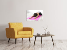 Load image into Gallery viewer, Canvas print Yoga exercise