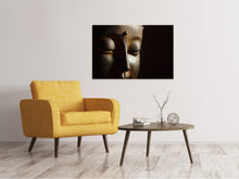 Load image into Gallery viewer, Canvas print Close up Buddha head