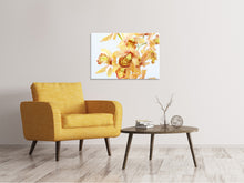 Load image into Gallery viewer, Canvas print Yellow orchid