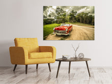 Load image into Gallery viewer, Canvas print A vintage car in Cuba