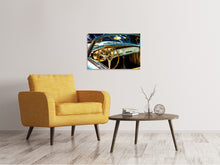 Load image into Gallery viewer, Canvas print Oldtimer interior