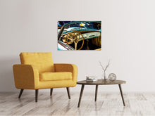 Load image into Gallery viewer, Canvas print Oldtimer interior