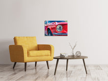 Load image into Gallery viewer, Canvas print Red vintage car