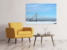 Load image into Gallery viewer, Canvas print Bridge in the snow