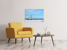 Load image into Gallery viewer, Canvas print Bridge in the snow