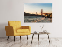 Load image into Gallery viewer, Canvas print At the Golden Gate Bridge