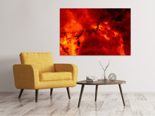 Load image into Gallery viewer, Canvas print Red starry sky