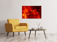 Load image into Gallery viewer, Canvas print Red starry sky