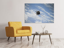 Load image into Gallery viewer, Canvas print A satellite above the clouds