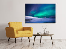 Load image into Gallery viewer, Canvas print The polar light