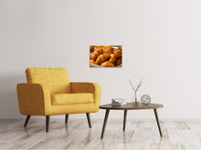 Load image into Gallery viewer, Canvas print Fresh croissants