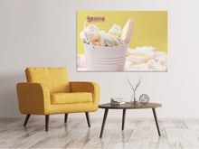 Load image into Gallery viewer, Canvas print Marshmallow in the bucket