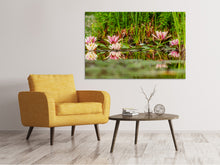 Load image into Gallery viewer, Canvas print Wild water lilies