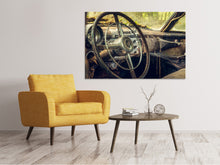 Load image into Gallery viewer, Canvas print Disintegrated vintage car