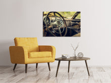 Load image into Gallery viewer, Canvas print Disintegrated vintage car