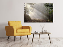 Load image into Gallery viewer, Canvas print Mystical light in the forest