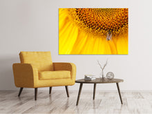 Load image into Gallery viewer, Canvas print Close up yellow bud