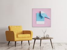 Load image into Gallery viewer, Canvas print Origami bird