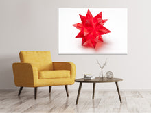 Load image into Gallery viewer, Canvas print Red christmas star