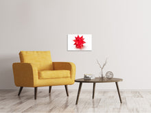 Load image into Gallery viewer, Canvas print Red christmas star