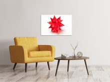 Load image into Gallery viewer, Canvas print Red christmas star