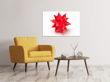 Load image into Gallery viewer, Canvas print Red christmas star