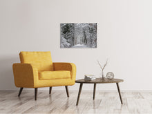 Load image into Gallery viewer, Canvas print Enchanted winter forest