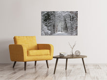 Load image into Gallery viewer, Canvas print Enchanted winter forest