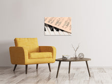 Load image into Gallery viewer, Canvas print Piano notes