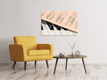 Load image into Gallery viewer, Canvas print Piano notes