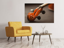 Load image into Gallery viewer, Canvas print Close up violin