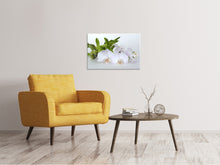 Load image into Gallery viewer, Canvas print Orchid and bamboo